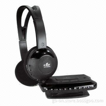 IR Wireless Stereo Headphones with Auto Mute Function for Homes, TV Uses